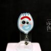 Funny Spork Badge Reel, RN id Holder, Retractable Acrylic Badge Reel, Nurse Gift, Funny Badge Reel, PEDS Nurse