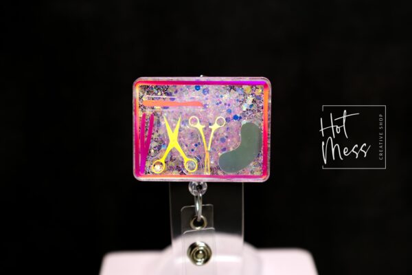 Mayo Tray, Surgical Nurse ID Holder, Instrument Tray Badge Reel, Nurse Medical ID Holder,  Interchangeable Badge, Stocking Stuffer