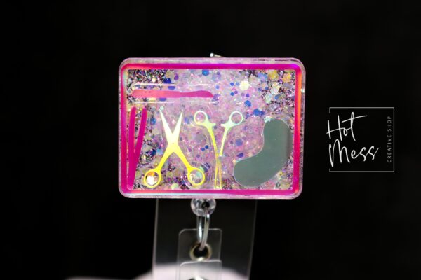 Mayo Tray, Surgical Nurse ID Holder, Instrument Tray Badge Reel, Nurse Medical ID Holder,  Interchangeable Badge, Stocking Stuffer