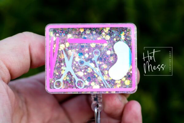 Mayo Tray, Surgical Nurse ID Holder, Instrument Tray Badge Reel, Nurse Medical ID Holder,  Interchangeable Badge, Stocking Stuffer