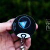 Unmagic Eight Ball Badge Reel, Shaker Badge Reel, RN id Holder, Retractable Acrylic Badge Reel, Nurse Gift, Funny Badge Reel