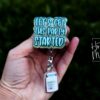 Witty Labor & Delivery Nurse Badge Reel - Let's get this party started, Pitocin Retractable, Interchangeable, Glitter Customizable ID Holder