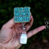 Witty Labor & Delivery Nurse Badge Reel - Let's get this party started, Pitocin Retractable, Interchangeable, Glitter Customizable ID Holder