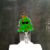 il_fullxfull.7363205116_a5ow Cute Christmas Tree Badge Reel, Christmas Tree Badge Reel, Funny Badge Reel, Retractable ID Holder, Interchangeable, Glitter Badge Reel