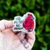 No Pulse no Problem ID Holder Cardiologist Badge Reel, Nurse Badge Reel, Retractable id Holder, Interchangeable