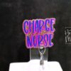 il_fullxfull.7405582271_i6fp Charge Nurse Funny Glitter Badge reel, badge ID, Retractable ID, Lanyard Badge Holder, Nurse Gift