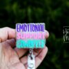 il_fullxfull.7406867049_fyt4 Emotional Support Coworker, Nurse ID Holder, Funny Badge Reel, Coworker Gift, Stocking Stuffer