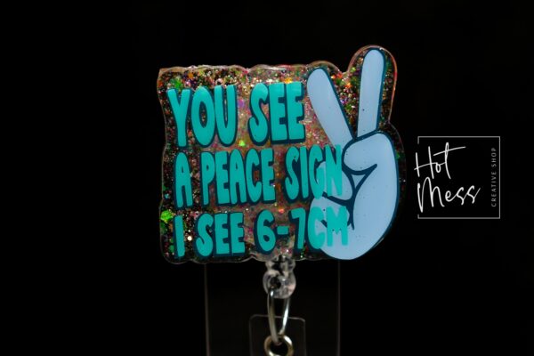 il_fullxfull.7410622241_4zbe Funny Labor & Delivery Nurse Badge Reel, 67 CM - Retractable, Interchangeable, Glitter Customizable ID Holder