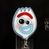 Funny Spork Badge Reel, RN id Holder, Retractable Acrylic Badge Reel, Nurse Gift, Funny Badge Reel, PEDS Nurse