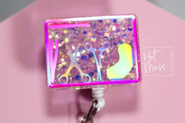 Mayo Tray, Surgical Nurse ID Holder, Instrument Tray Badge Reel, Nurse Medical ID Holder,  Interchangeable Badge, Stocking Stuffer