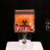 il_fullxfull.7410894055_i1pg 3D Biohazard Bag ID Holder, Medical ID Holder, Interchangeable Badge, Stocking Stuffer, Gift for Lab Techs, Nurses, and Phlebotomists