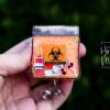 il_fullxfull.7410894081_bcg5 3D Biohazard Bag ID Holder, Medical ID Holder, Interchangeable Badge, Stocking Stuffer, Gift for Lab Techs, Nurses, and Phlebotomists