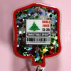 Christmas IV Bag badge reel, Christmas Spirit, Interchangeable Badge Reel, Cute badge Reel, Nurse Badge Holder, Stocking Stuffer