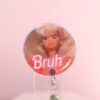 il_fullxfull.7426611416_h5nh Bruh Badge Reel, Funny Badge reel, RN ID Holder, Retractable Acrylic Badge Reel, Nurse Gift, Night Shift, Office Worker