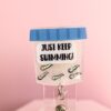 Just Keep Swimming Funny Badge Reel, RN ID Holder, Fertility Badge Holder, Retractable Acrylic Badge Reel, OB Gift, Urologist Badge Holder