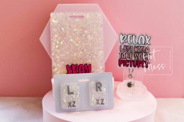 Radiology Badge Set, Rad Life ID Holder, Xray Marker Gift