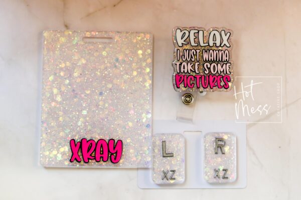 Radiology Badge Set, Rad Life ID Holder, Xray Marker Gift