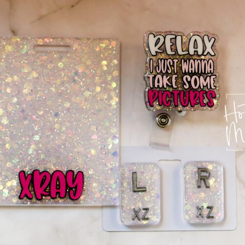 Radiology Badge Set, Rad Life ID Holder, Xray Marker Gift