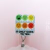 It Only goes to 10 badge reel, Pain Scale ID Holder