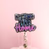 il_fullxfull.7474513813_5qwx No Place Like Home Badge Reel, Elphaba ID Holder, Interchangeable badge reel, Theater Gift, For Good, wicked
